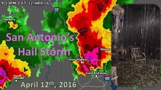 San Antonio's Record Hail Storm ☔ 2016