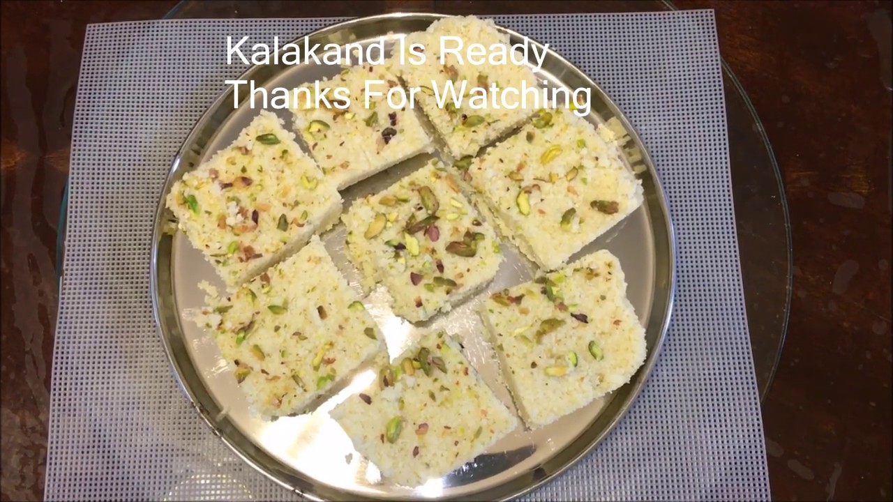 Kalakand Recipe Ricotta Cheese Kalakand Chena Kalakand
