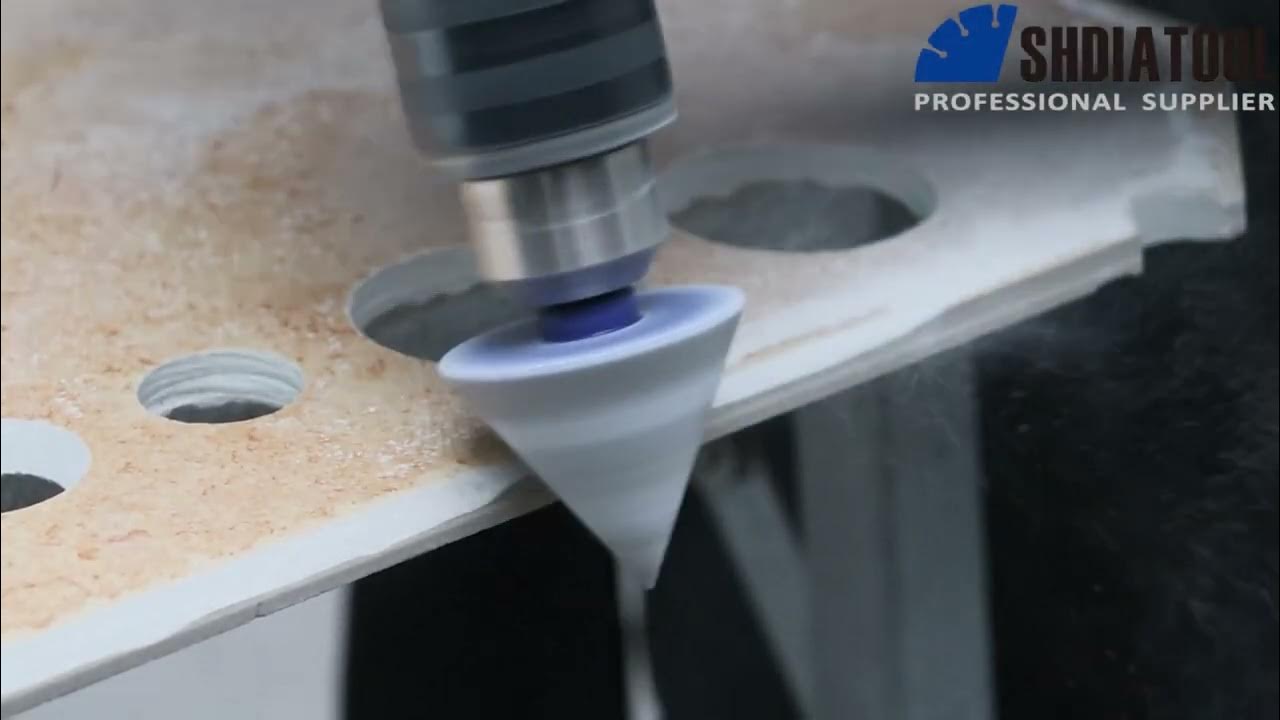 SHDIATOOL Diamond Beveling Chamfer Bits for Enlarge Shape Bevel