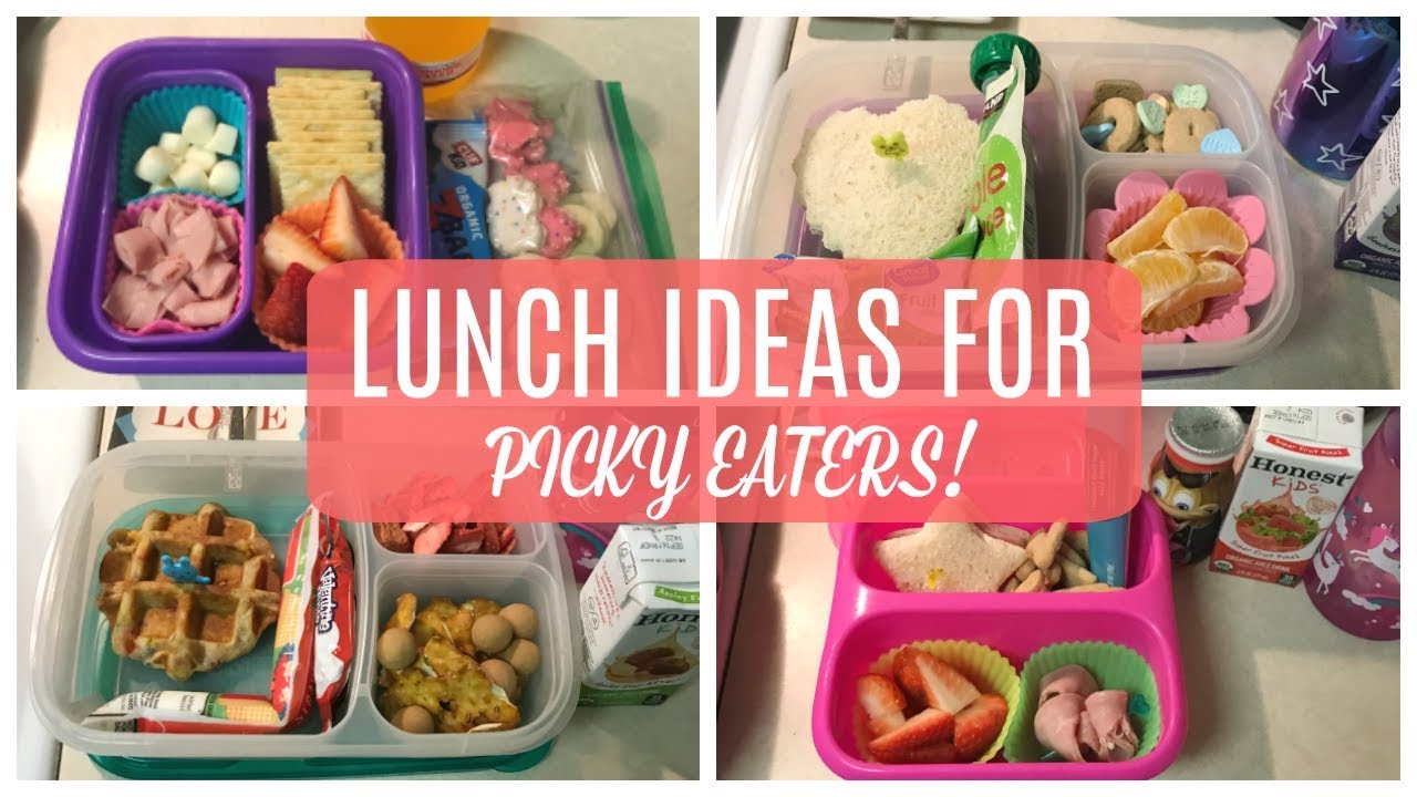 School Lunch Ideas For PICKY EATERS! - YouTube