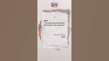 The best way to predict the future is to create it #Motivation #LifeLessons  #Success