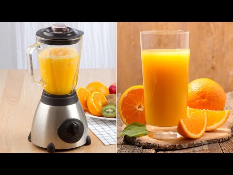 How To Make Orange Juice With A Blender At Home 