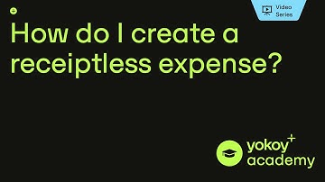 How do I create a receiptless expense? (web)