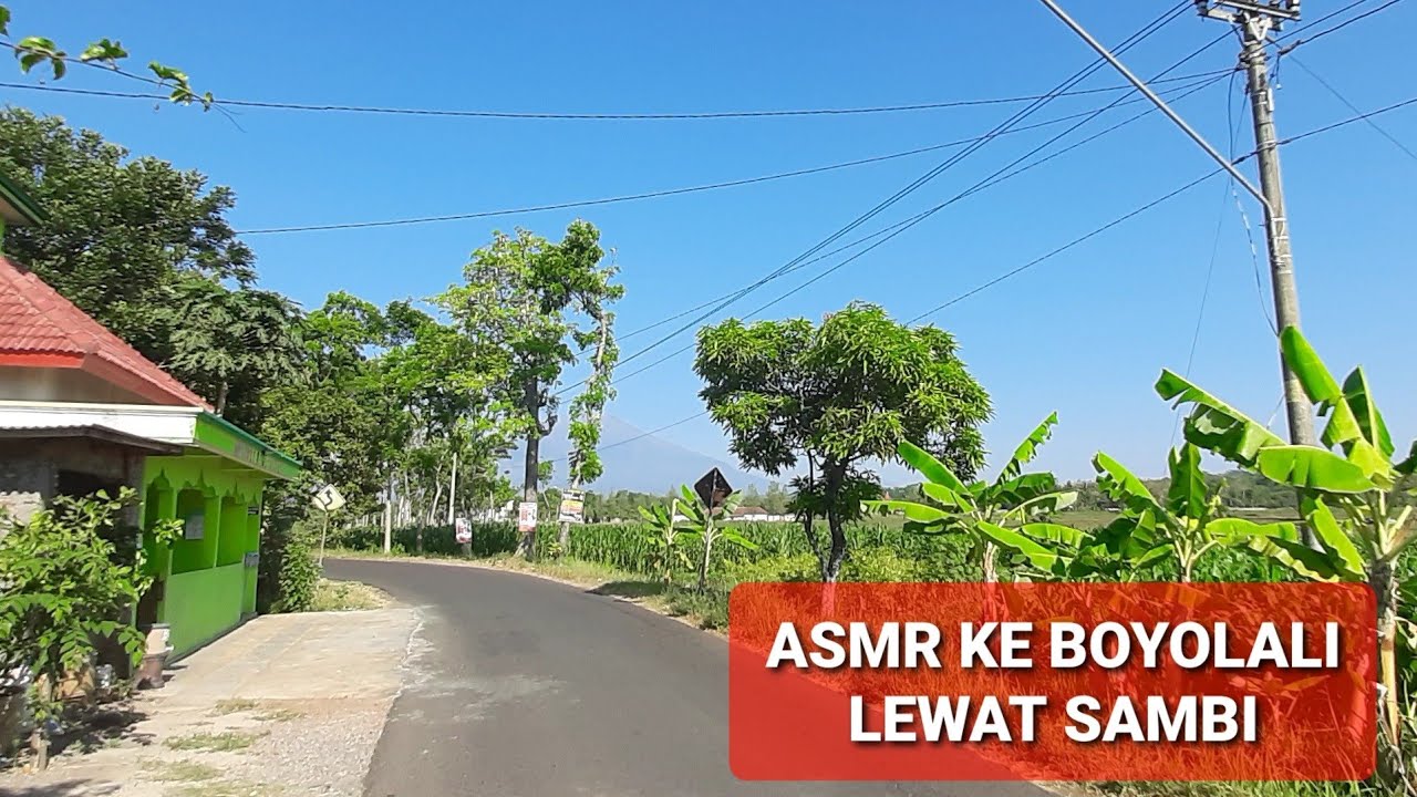 ASMR JALAN RAYA DARI SAMBI KE BOYOLALI / NO EDIT