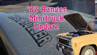 1987 Ford Ranger Mini Truck Build – Custom Chassis, Patina Paint & Metalflake!