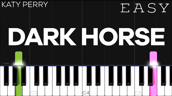 Dark Horse Piano version - Piano performance video thumbnail
