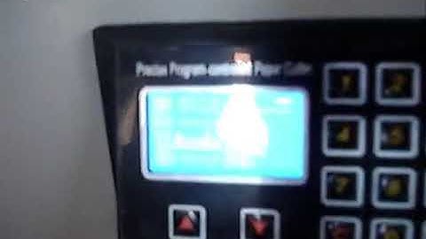 720mm Program control paper cutting machine