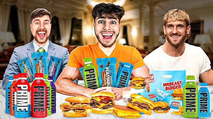 Only Eating Youtuber Products For 24 Hours!