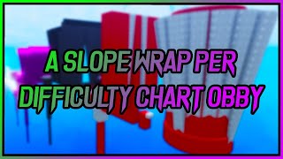 ROBLOX - A Slope Wrap Per Difficulty Chart Obby - All Stages 1-20