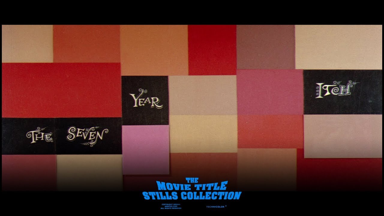 Saul Bass: The Seven Year Itch (1955) title sequence - YouTube