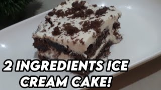 2-INGREDIENTS REF CAKE | NAPAKADALI LANG GAWIN! Fudgee bar ice cream cake | Homemade recipe,No bake