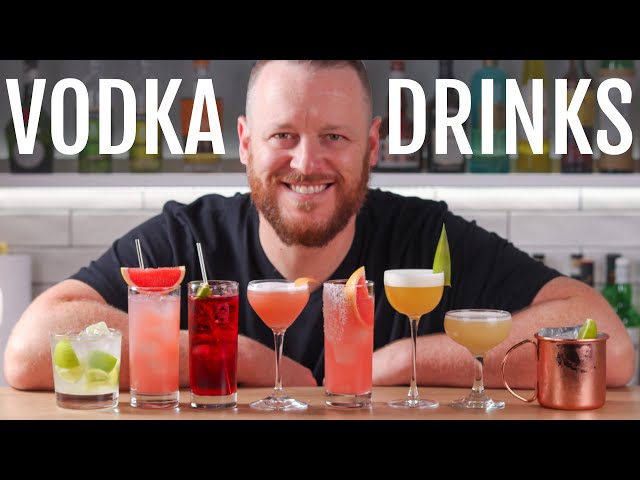 10 vodka cocktails with only 1 bottle! class=