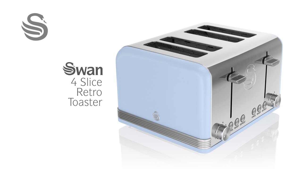 swan retro kettle and toaster