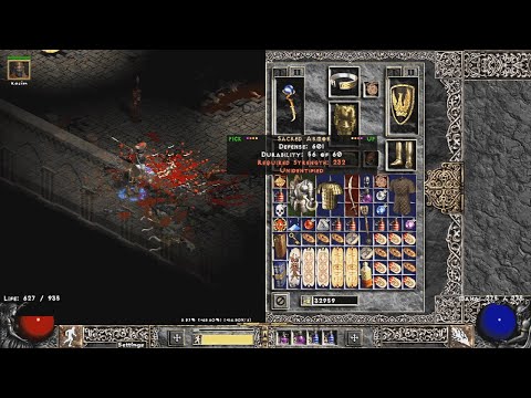 Unidentified Sacred Armor Find + Slam On Project Diablo 2