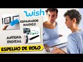 TESTANDO COISAS DA WISH - ESPELHO DE GRUDAR NA PAREDE, ESPANADOR MÁGICO... - fubá online