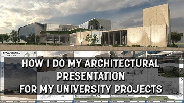 Learn to my architectural project presentation for my University projects