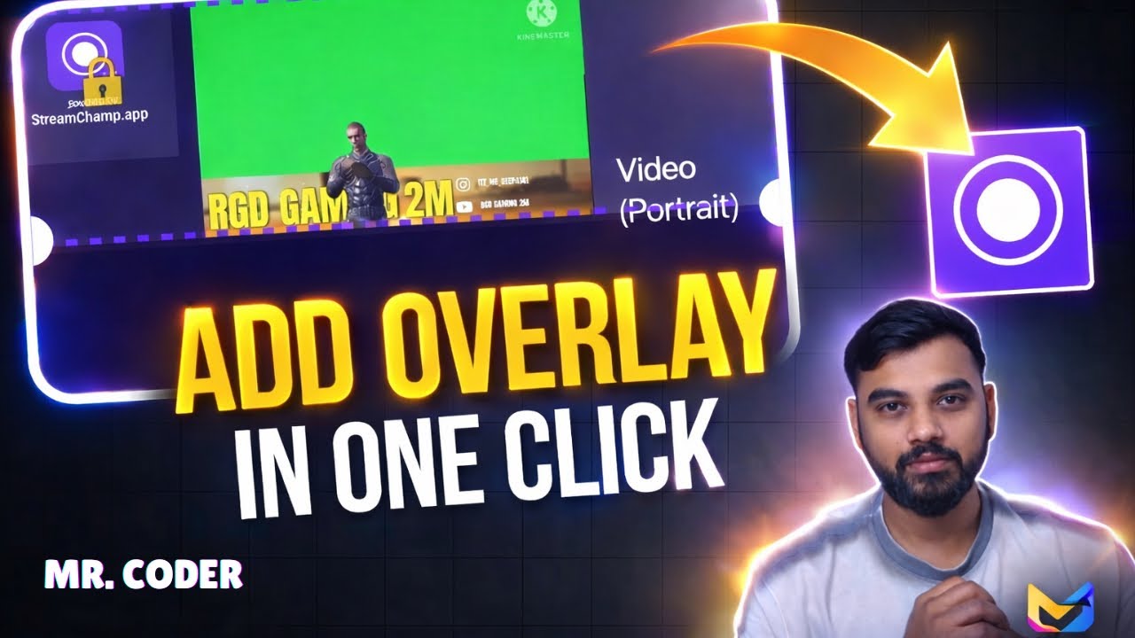 Click Overlay Best Mobile Live Stream Setup: Add Professional Overlays (1-Click ...