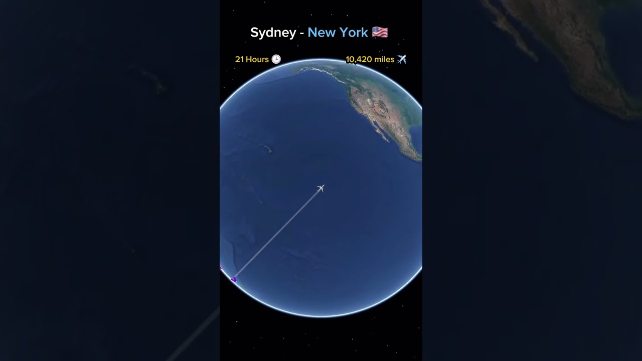 🌏 Sydney to New York 🇦🇺✈️🇺🇸 | 15+ Hours Over the Pacific Ocean!