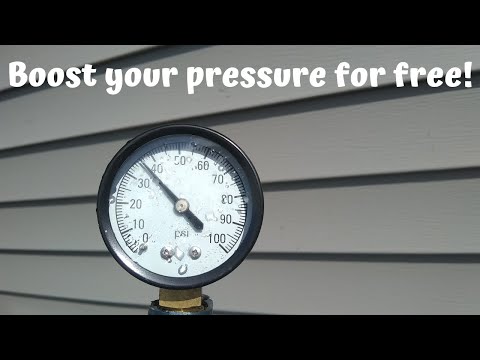 How to double your water pressure for free!!!