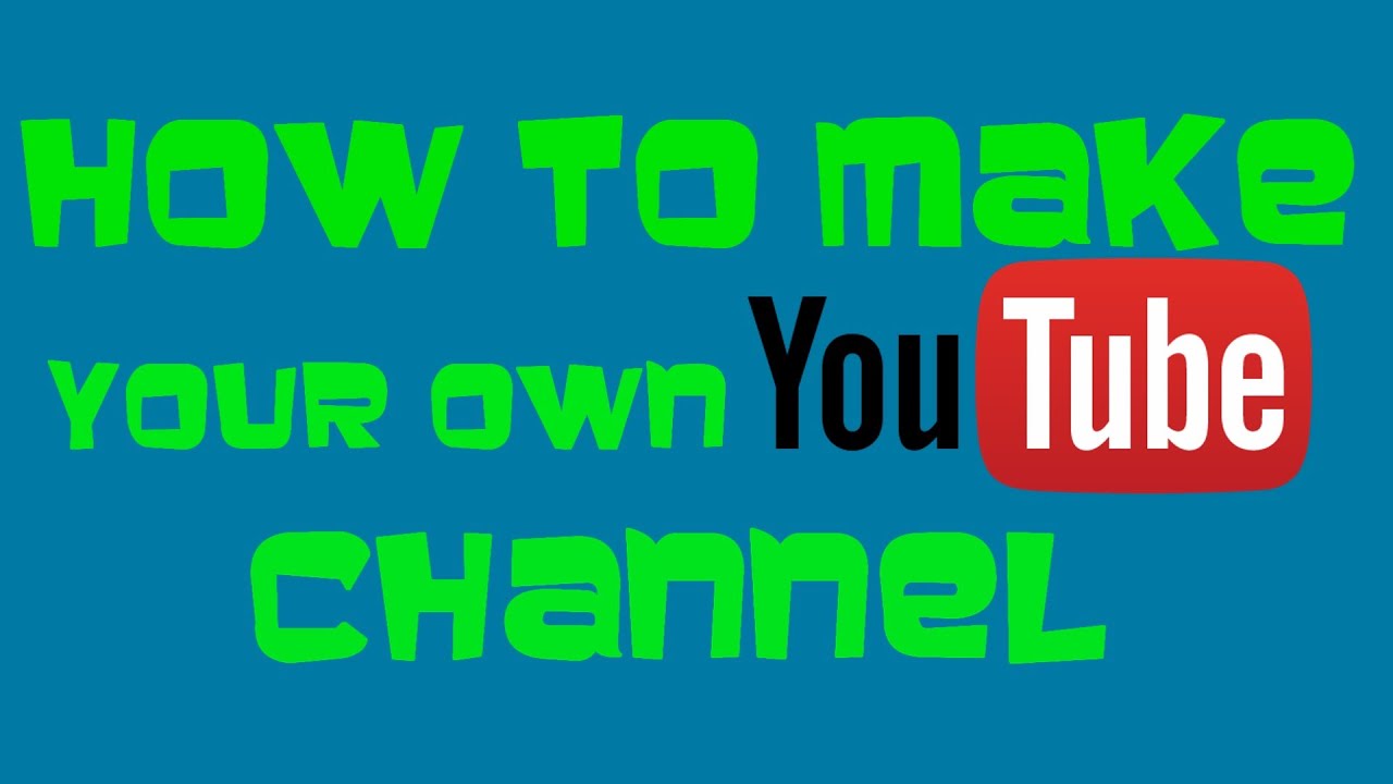 how to make your own youtube channel background