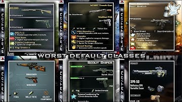 Using the WORST Default Classes in EVERY Call of Duty / Ghosts619