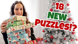 My BIGGEST Christmas Gift Haul Ever: 18 Puzzles! 🧩 screenshot 4