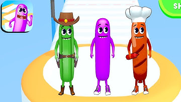 🥜🥖🌶️Wacky Run - All Levels Gameplay Walkthrough (Android,ios)