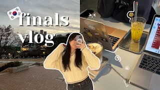 FINALS VLOG: БУДНИ СТУДЕНТКИ В КОРЕЕ/ KOREA UNIVERSITY