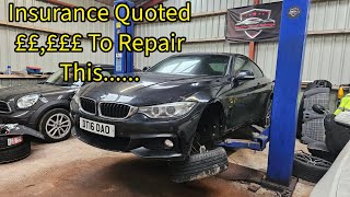 You Won't Believe How Much The Insurance Company Quote Was To Repair This BMW 430i !!!!!!