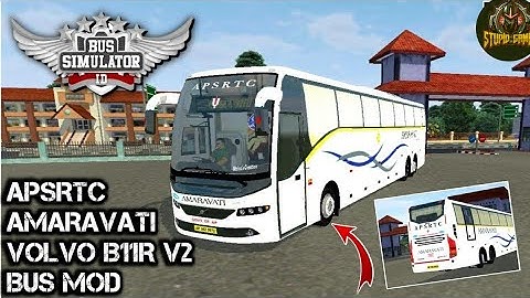 APSRTC AMARAVATHI B11R V2 BUS MOD|| STUPID GAMER ||PLEASE SUBSCRIBE