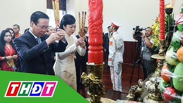Chủ tịch nước và Phu nhân cùng các kiều bào dâng hương, thả cá chép | THDT