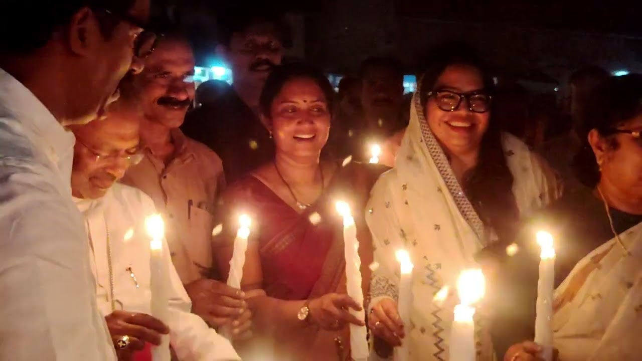 ഇരിഞ്ഞാലക്കുട ടൗൺ സെറ്റിന്റെ അമ്പ് ഫെസ്റ്റിവൽ, 12.2.26, 10000 കണക്കിന് മെഴുകുതിരി കൾ കത്തുന്നു.