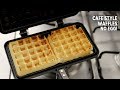 Waffle Recipe - Eggless Cafe Style NO EGG Waffles - CookingShooking