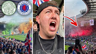 CELTIC VS RANGERS | 1-2 | ELECTRIC ATMOSPHERE AT OLD FIRM, FLARES & CARNAGE AS RANGERS WIN!!!