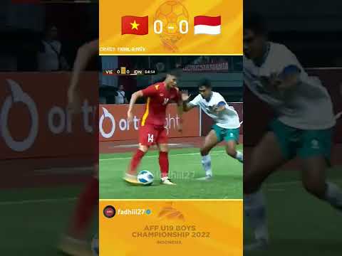 Vietnam (0) vs (0) Indonesia - Piala AFF U-19 2022 | Sc. Indosiar
