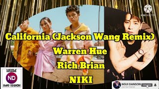 California ~Lyrics(Jackson Wang Remix)Warren Hue, Rich Brian \& NIKI