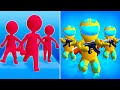 MAX LEVEL Gun Clash 3D Vs Join Clash 3D🟢🔵🟣Max Update Walkthrough Android IOS Gameplay