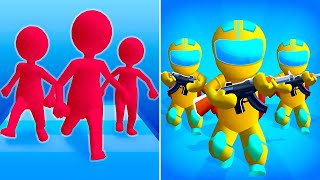 MAX LEVEL Gun Clash 3D Vs Join Clash 3D🟢🔵🟣Max Update Walkthrough Android IOS Gameplay screenshot 3