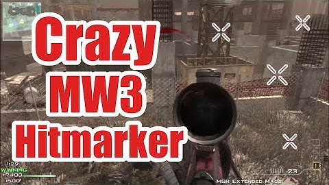 CRAZY MW3 HITMARKER?! (3 Shots)