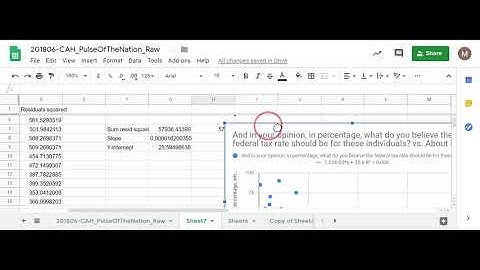Stats on google sheets, correlations 3 - Running simulations to find a p-value
