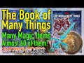 The book of many things  magic items