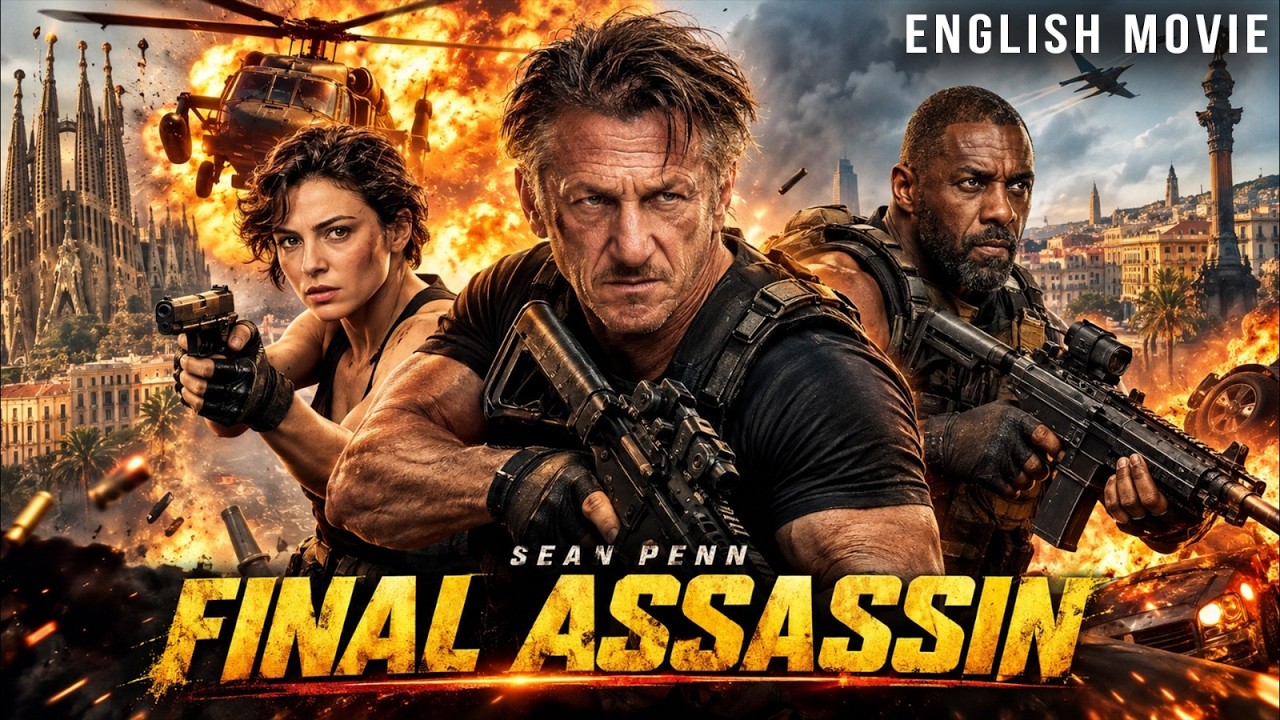 Sean Penn & Idris Elba In FINAL ASSASSIN | Free Hollywood Action Movie | A Hitman Hunted by Enemies