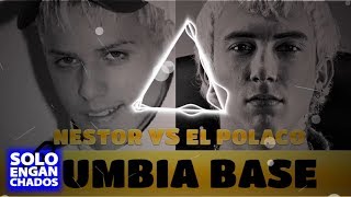 Cumbia Base - El polaco vs Nestor en Bloque │ Enganchados