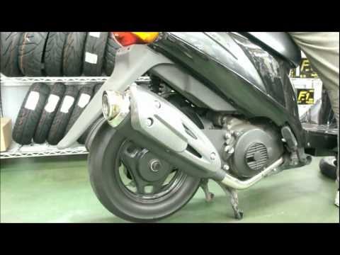 アドレスV125 スポーツレーシングマフラー - YouTube
