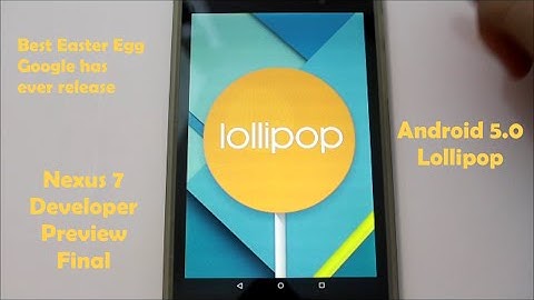 Best Google Android 5.0 Lollipop Easter Egg Ever