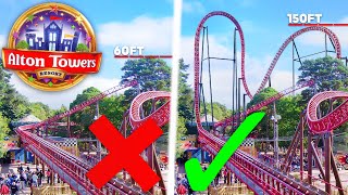 What if Alton Towers BUILT ABOVE the Trees??