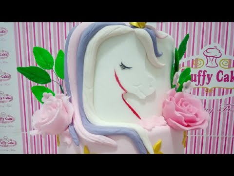 UNICORN CAKES, FONDANT DECORATIONS BEST CAKE IDEA - YouTube