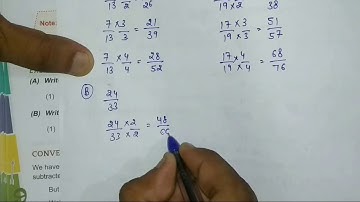 Eqivalent fractions class 5 e.x 5.3