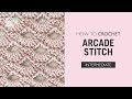 How to crochet arcade stitch