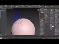 Ornatrix 3ds max | Two ways to plant the interpolated guide between guides